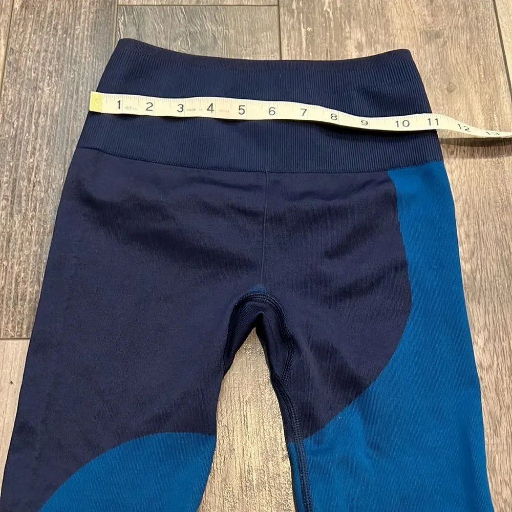 Fabletics High Rise Two Tone Bike Shorts Size XS